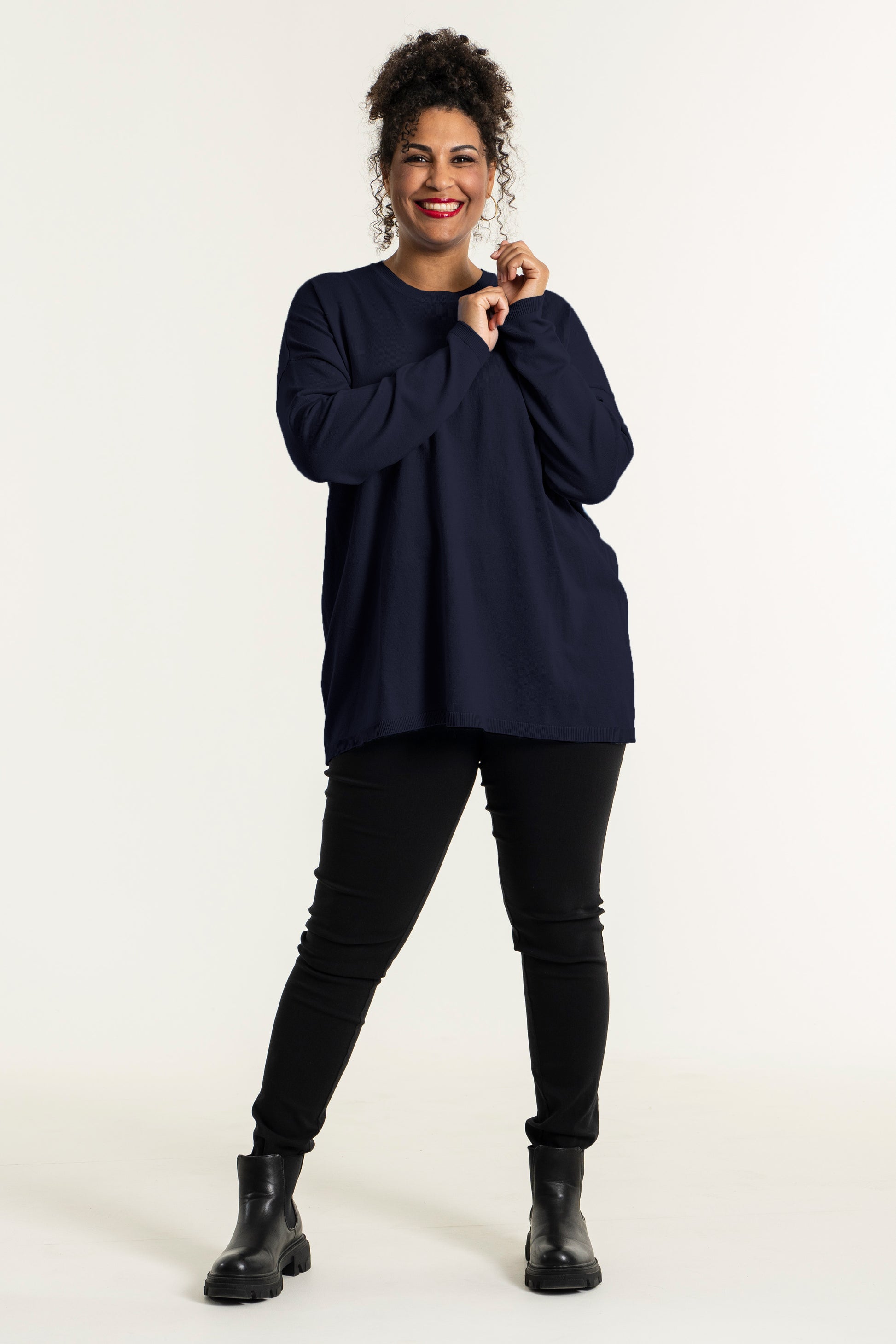Sandgaard Blouse oversize Blouse Dark Blue