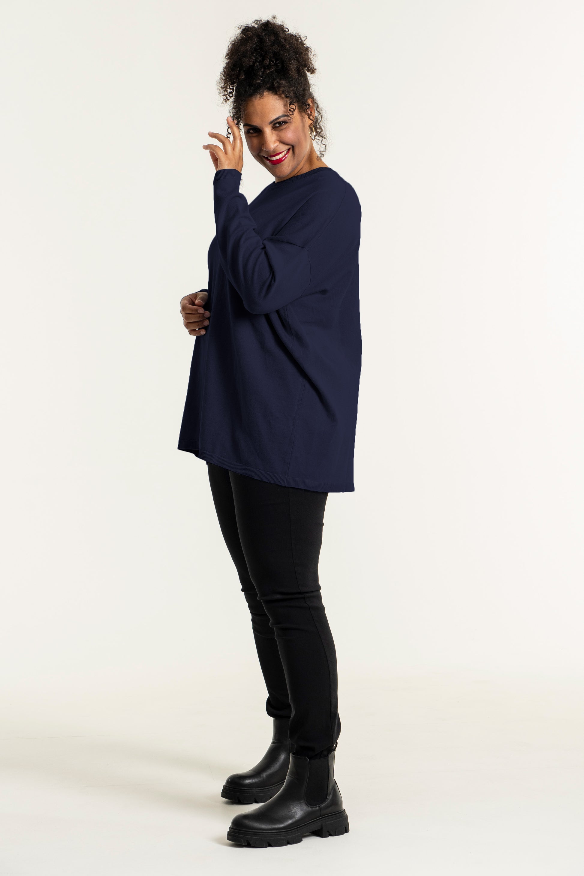 Sandgaard Blouse oversize Blouse Dark Blue