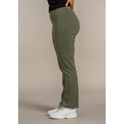Sandgaard Pants w. wide legs Pants 1 Army Green